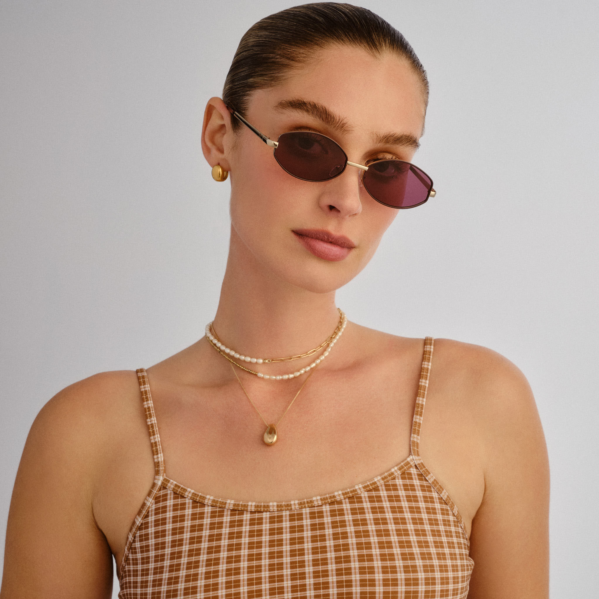 AIRE - Objective Gold / Burgundy Mono